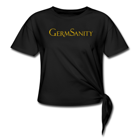 "GermSanity" Women's T-Shirt (Knotted)